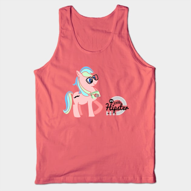 My Little Hipster Tank Top by randomgeekery